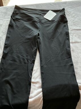 Women's Black Stretch Leggings with High Waist